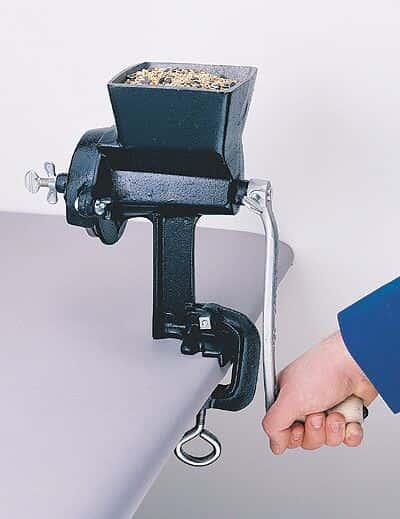 Hand Mill with Table Vise; 50 cu in Capacity, 150um Particle