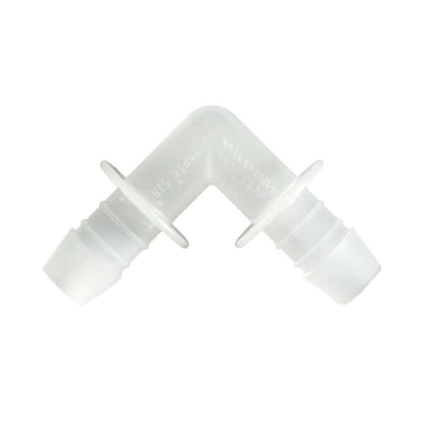 Saint Gobain Pure-Fit® SIB® Hose Barb Fitting, Elbow Union, Polypropylene, 1/4