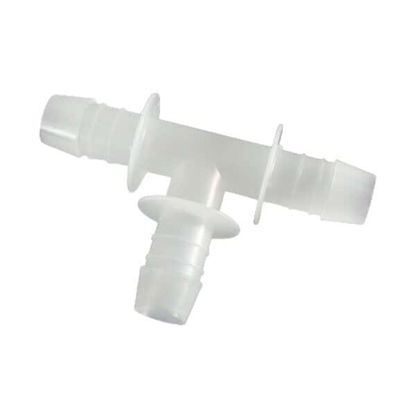 Saint Gobain Pure-Fit® SIB® Hose Barb Fitting, Tee Union, Polypropylene, 1/2