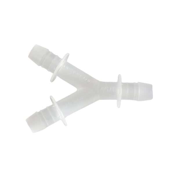 Saint Gobain Pure-Fit® SIB® Hose Barb Fitting, Y Union, Polypropylene, 1/2