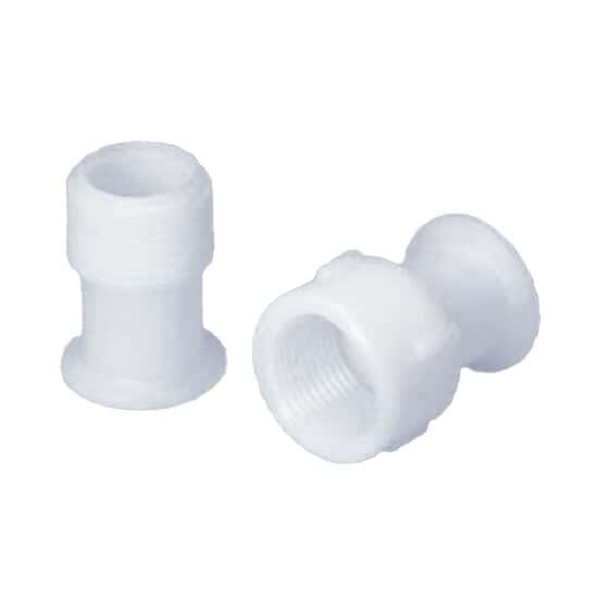 Sani-Tech® Sanitary to Threaded Adapter, Straight Adapter, PVDF, 1