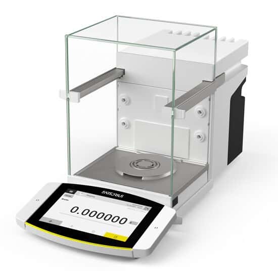 Sartorius MCA36P-3S00-D HWL Cubis® II High-Capacity Micro Balance, 10g/32g x 0.001mg/0.01mg; Activated Ionizer, Motorized Draft Shield