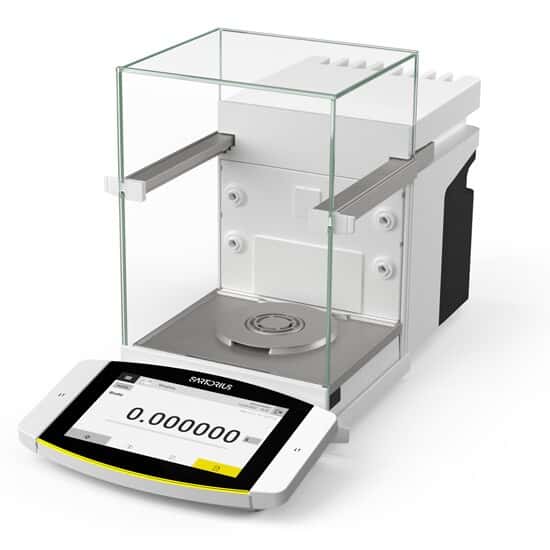 Sartorius MCA66P-3S00-D Cubis® II High-Capacity Micro Balance, 12g/61g x 0.001mg/0.01mg; Manual Draft Shield