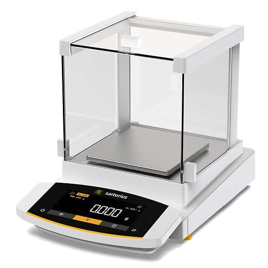 Sartorius Cubis II Precision Balance, 1200 g x 1 mg, with Manual Glass