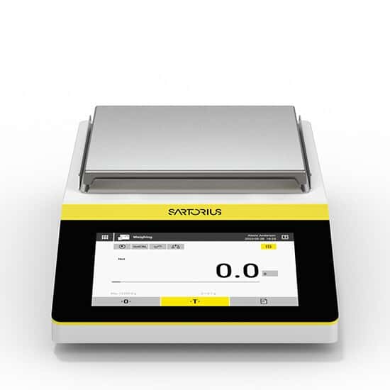 Sartorius Quintix Pro QTX8201IRO-1S Precision Toploading Balance, 8,200g x 0.1g, Internal Calibration and Guided Leveling (no draft shield)