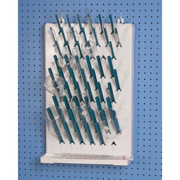 Scienceware F189330013 Drying Rack, Wallmount, singlesided 3 tier