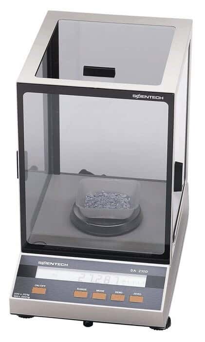 Scientech SA 210-220 Analytical Balance, 210g from Cole-Parmer