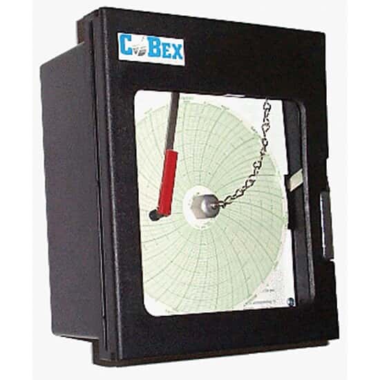 ScienTemp Temperature Recorder; 6-inch, 7-day, 115V from