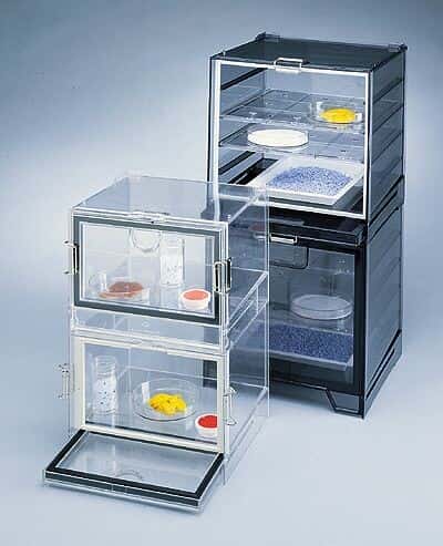 Secador 42053-0001 Space-saving Desiccator; Polystyrene; exterior dimensions, 9