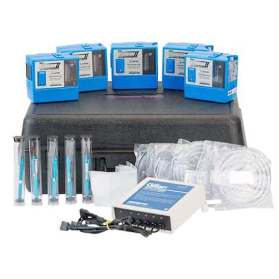 Sensidyne BDXII Air Sampling Pumps with Zefon 5 Station Charger; 120 to