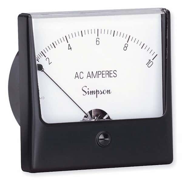 Simpson 1359M 35077 4.5in Ac Ammeters W/ Iron Vane Movement from Cole