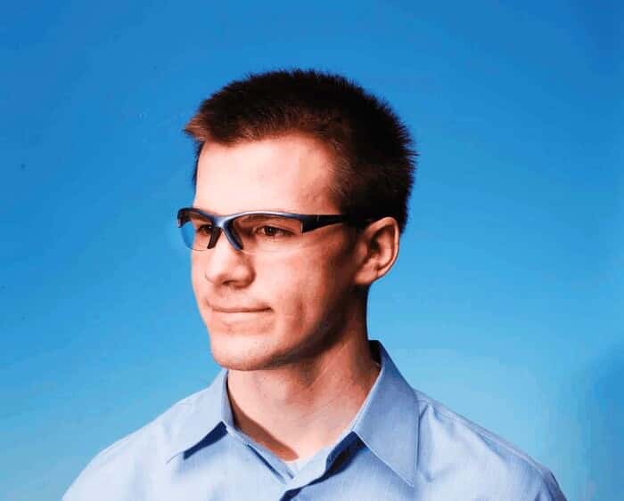 Smith & Wesson 3016306 Safety Glasses, Gun Metal frame, Clear lens