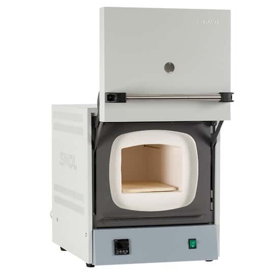 SNOL 8.2/1100 LHM01  Muffle Furnace, 8.2 , Upward Opening Door, 120V