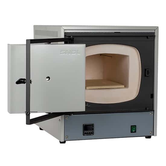 SNOL 8.2/1100 LSM01 Muffle Furnace, 8.2 L, Sideways Opening Door, 120V