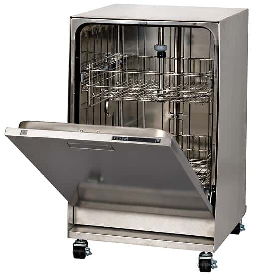 SP Hotpack Glassware Washer, Freestanding, with DI Rinse, Top and Bottom Standard Racks; 115V 60 Hz