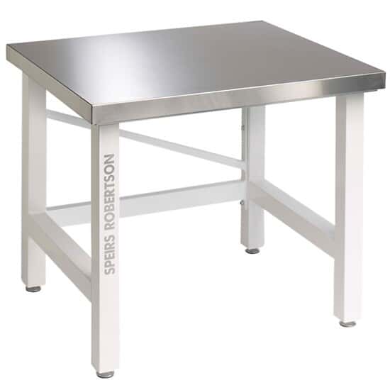 Speirs Robertson AMD-SR-90X75-SS AMD-SR Instrument Table, Sorbothane Isolators; 90x75 cm