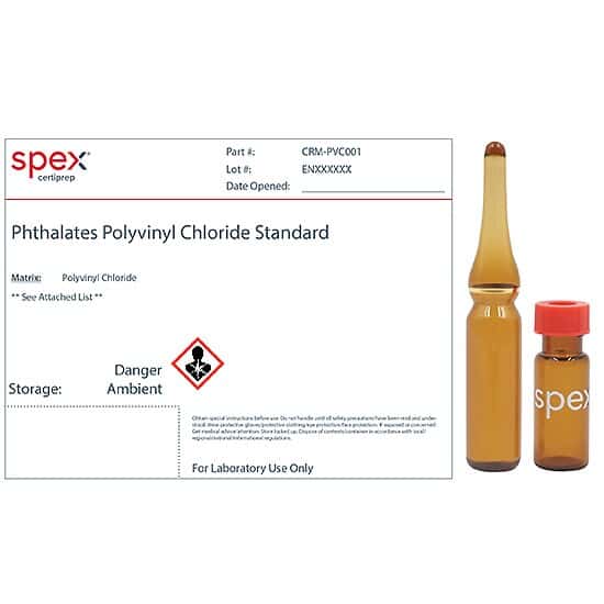 Spex CRM-PVC001 Phthalates Polyvinyl Chloride Standard; 1.5 g