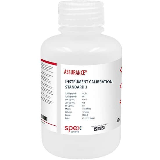 Spex ICAL-3 Instrument Calibration Standard 3 in 5% HNO3; 125 mL
