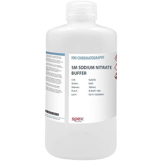 Spex IS-BUF1-500 5M Sodium Nitrate (NaNo3) Ionic Strength Adjustment Buffer; 500mL