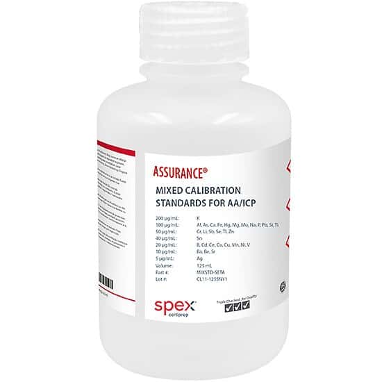 Spex USP-TXM5A Oral Elemental Impurities C Standard; 125 mL