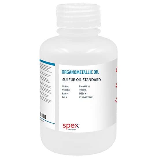 Spex DSS8-Y Sulfur Oil Blank, 0 µg/g in Base Oil 20; 100 mL