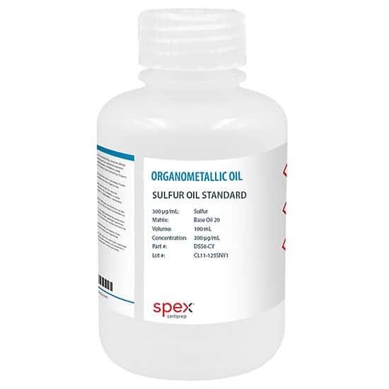 Spex DSS8-CY Sulfur Oil Standard, 300 µg/g in Base Oil 20; 100 mL