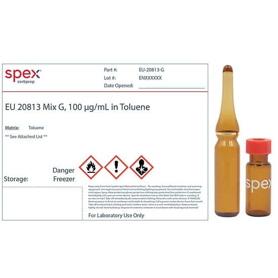 Spex EU 20813 Mix G, 100 µg/mL in Toluene; 1 mL