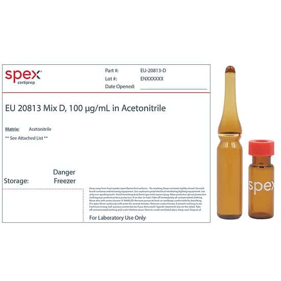Spex EU 20813 Mix D, 100 µg/mL in Acetonitrile; 1 mL