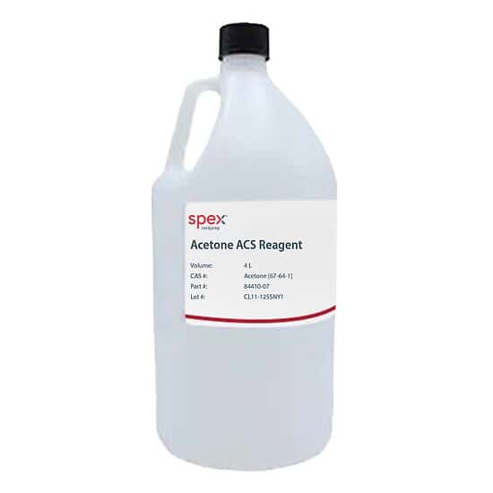 Spex Acetic Acid Glacial, ACS Grade, Poly Bottle; 4 L