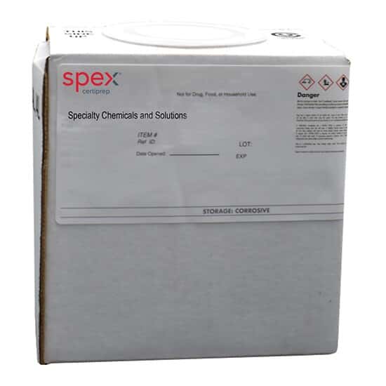 Spex Silver Nitrate, 0.1 N, Cubitainer® Container; 4 L