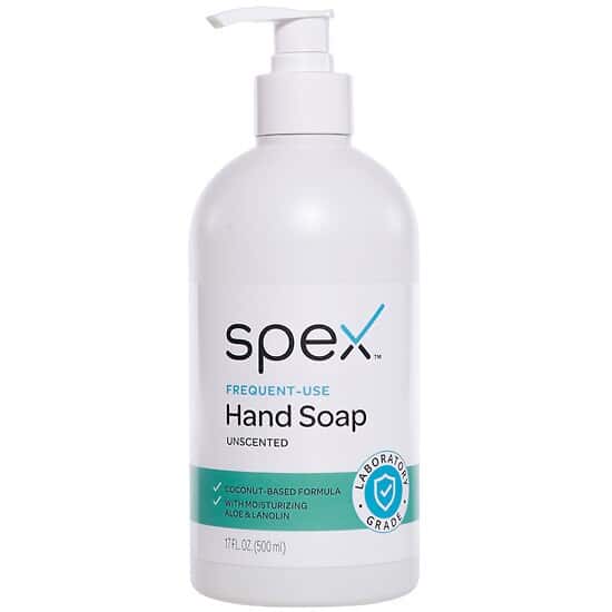 Spex Protects FrequentUse Hand Soap, Unscented, 17 oz (500 mL) Pump