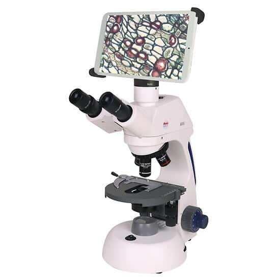 Swift Optical M17T-BTI1-P Infinity-Corrected Compound Microscope, Trinocular, Plan Optics, WiFi Camera, 8