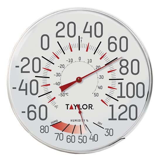 Taylor 497J Metal Dial Thermometer, 12