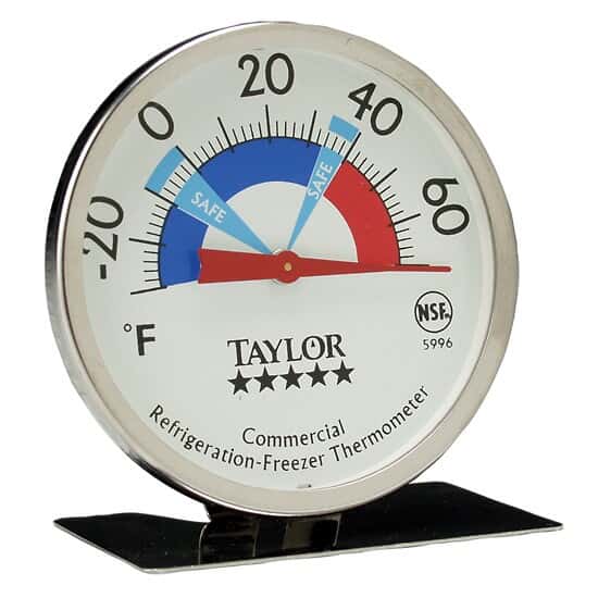 Taylor 5996N Pro Series Refrigerator / Freezer Dial Thermometer from