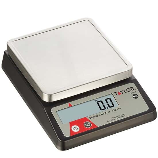 Taylor TE10FT Precision Digital Portion Control Scale, 11 lb x .1 oz from ColeParmer Canada