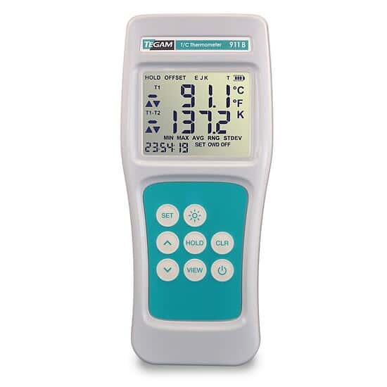 Tegam 911B Digital Thermocouple Thermometer, Single Input