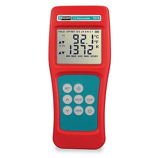 Tegam 921B Intrinsically Safe Thermocouple Thermometer, Single-input