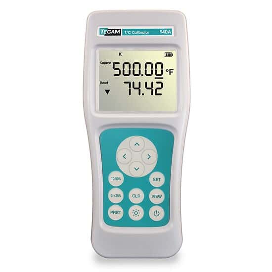 Tegam 940A Temperature Calibrator, 4 Thermocouple Types and mV