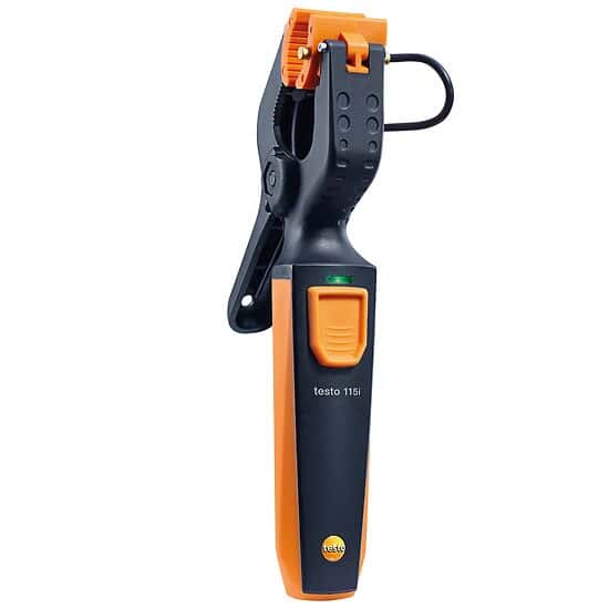 Testo 115i Smart Probe Clamp Thermometer for use with Smartphone or Tablet