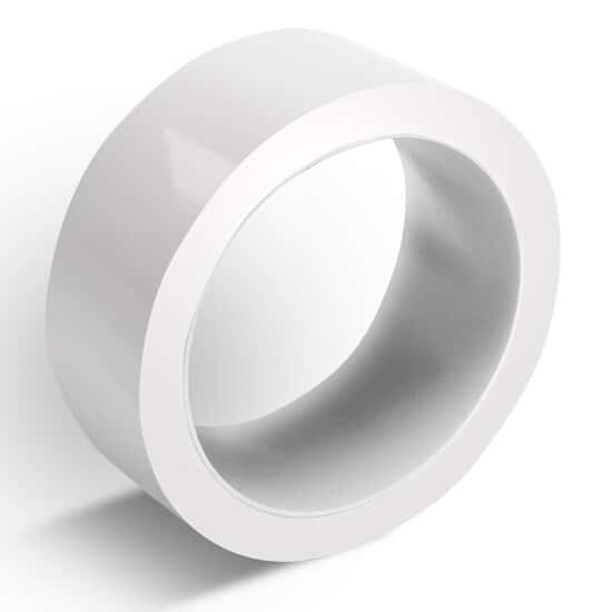 Texwipe TPA LDPE/Acrylic White Cleanroom Adhesive Tape, Perforated, 2