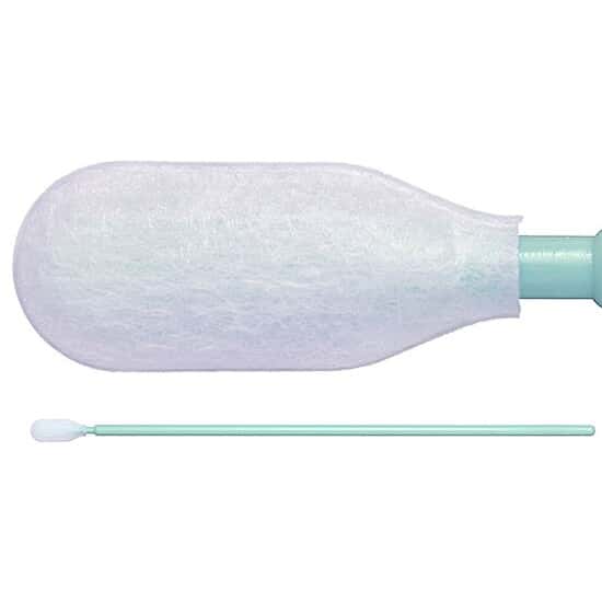 Texwipe TX700B Cleanroom swab; foam bud tip and hardwood handle; 1.10
