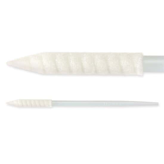 Texwipe TX752E ESD-Safe CleanFoam® Medium Compressed Cleanroom Swabs, Non-Sterile; 500/bag.