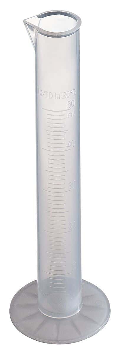 Thermo Scientific Nalgene 3664-0050 Polypropylene Graduated Cylinder, 50 mL