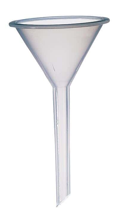 Thermo Scientific Nalgene 4250-0035 polypropylene analytical funnel, 10 mL