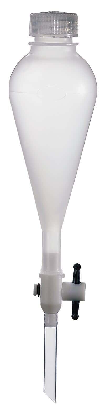 Thermo Scientific Nalgene 4300-0125 Separatory Funnel w/ Screw Top, 125 mL, 1/Pk