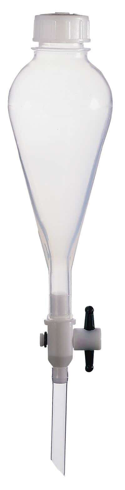 Thermo Scientific Nalgene 4301-0125 Funnel, separatory, FEP, 125 mL, 1/pk
