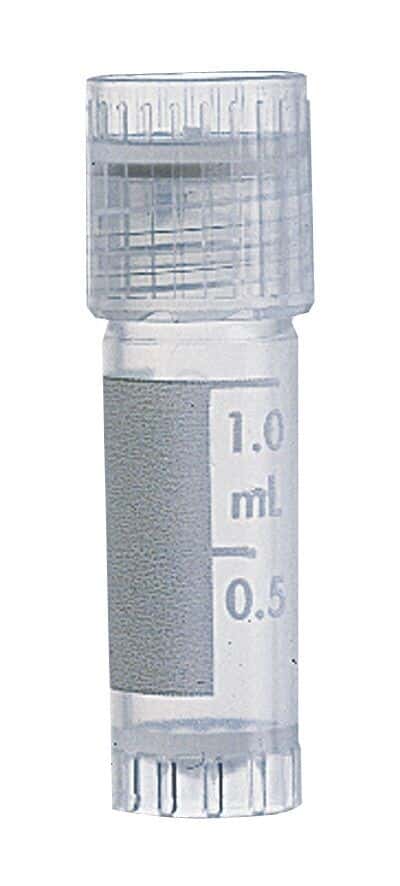 Thermo Scientific Nalgene 5000-1012 Cryogenic Vial, Sterile, Polypropylene, External Thread, 1 mL; 25/Pk
