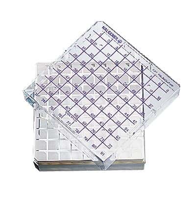 Thermo Scientific Nalgene 5026-0909 PC Storage CryoBox, 81 x 1-2 mL Vials; 4/Pk