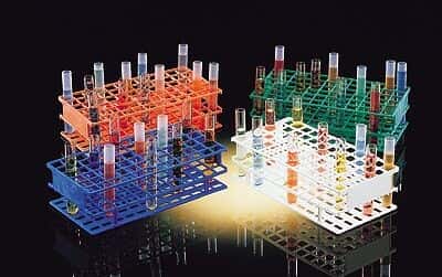 Thermo Scientific Nalgene 5970-0025 Unwire test tube rack for 25-mm tubes, white