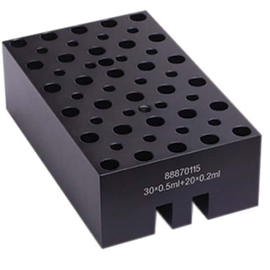 Thermo Scientific 88870102 Block 10 mm Tube Dia, 28 Openings, for Use with Digital Dry Blocks